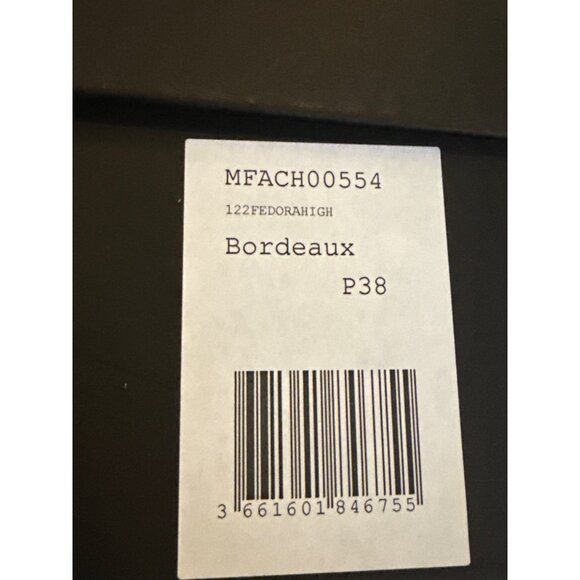 MAJE Leather Dora Clog Heels Women's Size 38 New in Box - Picture 6 of 9